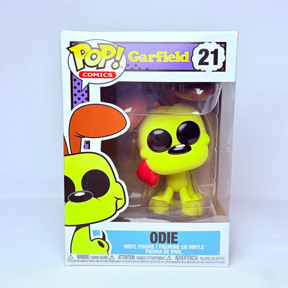Funko Pop Comics Garfield Odie 21 Yellow Vinyl Figure‎ Collectible Toy